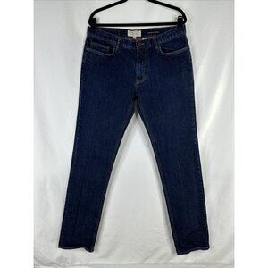 Marc Jacobs MJ 113 Low Rise Skinny Jeans Size 36 x 33 Blue Japanese Fabric